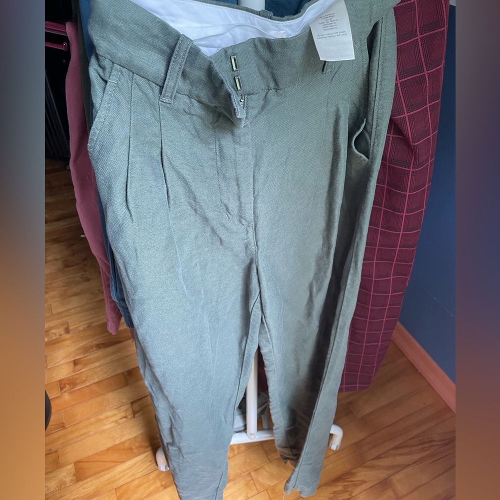 Aritzia effortless linen pants 00